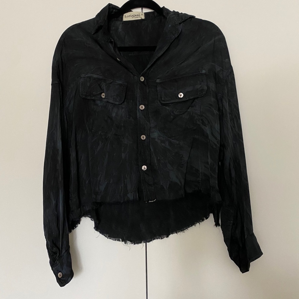 B. Original by Shoe Fly Button Down Blouse